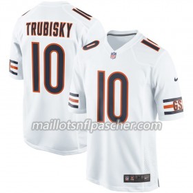 Maillot Chicago Bears Mitchell Trubisky 10 Nike Blanc - Homme
